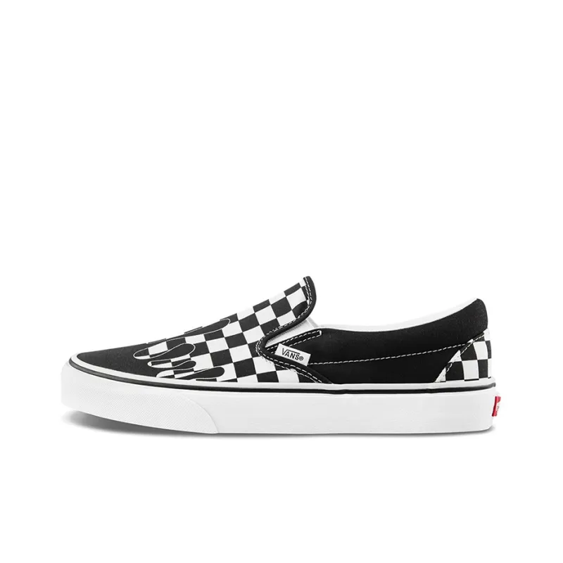 Vans Classic Slip On 'Paint Drip Checkerboard'-0