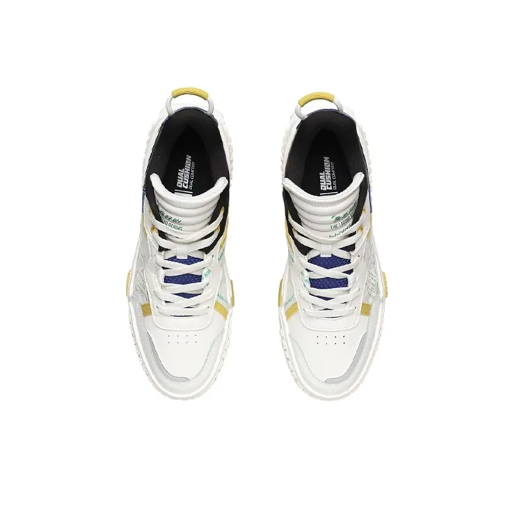 LiNing 001 UNBLOCK Unblock Coverage Warm Water Resistant Low Top Skateboard Shoes White Black-3