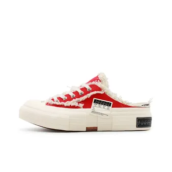 VESSEL G.O.P. Slip On Low Top Skateboard Shoes Unisex Cherry Red