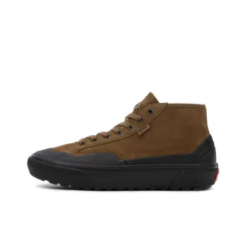 Vans DESTRUCT Skateboard Shoes Women's Mid-Top Brown/Black