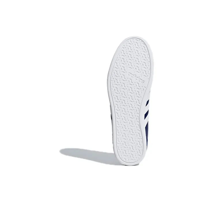 Adidas Neo Caflaire Slip-Resistant Low-Top Skateboard Shoes Men's Blue White-5