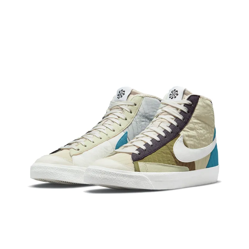 Nike Blazer Mid 77 Premium Toast Sail Quilted-2