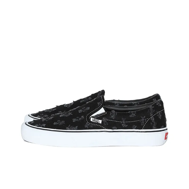 Vans Slip On Supreme Hole Punch Denim Black-1