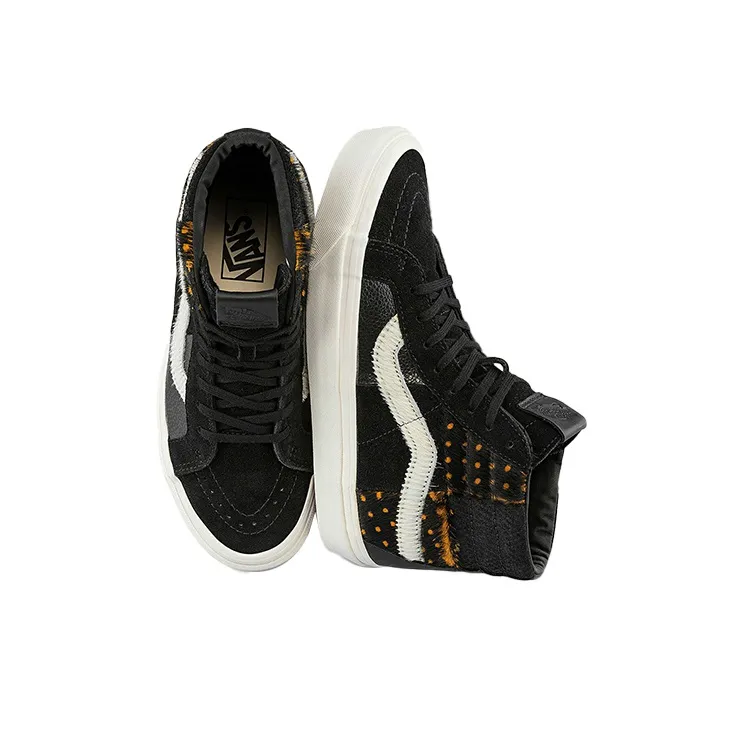 Vans Shoes Skate Shoes 'Black White Yellow'-4