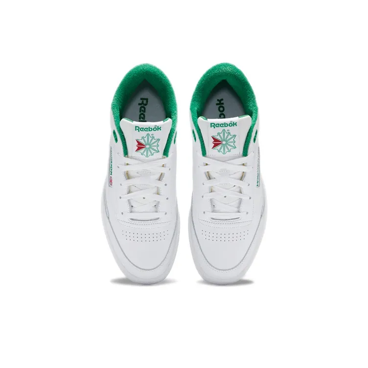 Reebok Club C Mid Ii Cozy Wear Resistant Skate Shoes Unisex White-3