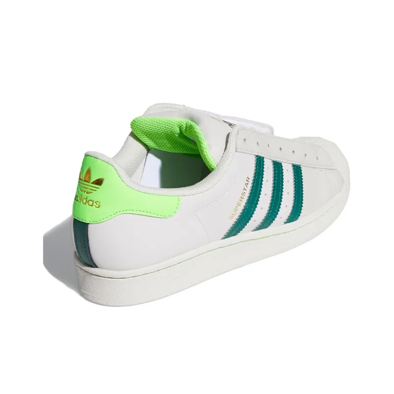 Adidas Superstar Laceless 'Grey Collegiate Green'-3