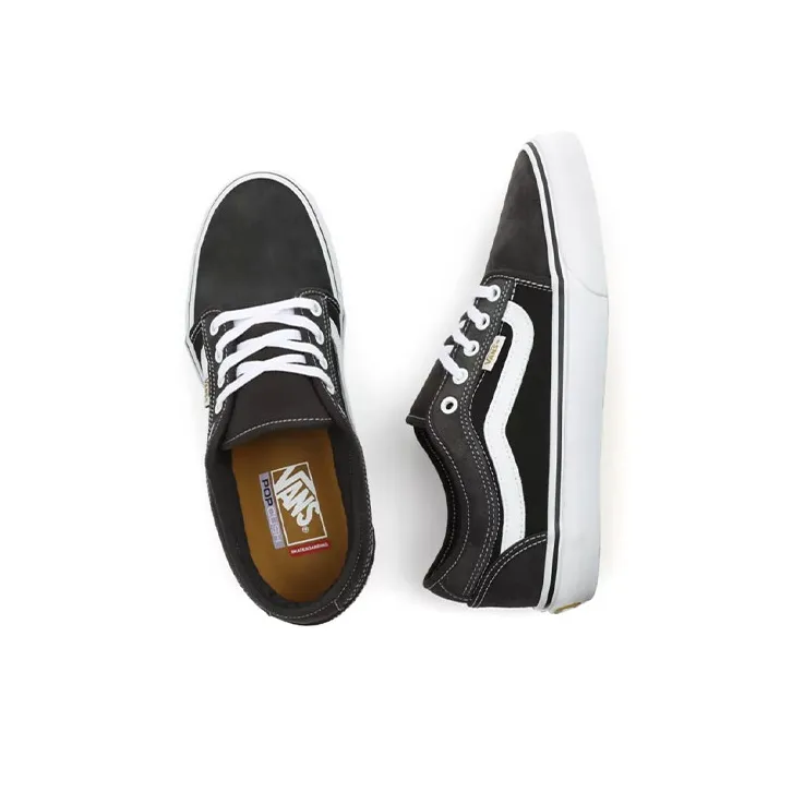 Vans Unisex Twill Chukka Low Sidestripe Sneakers Black-3