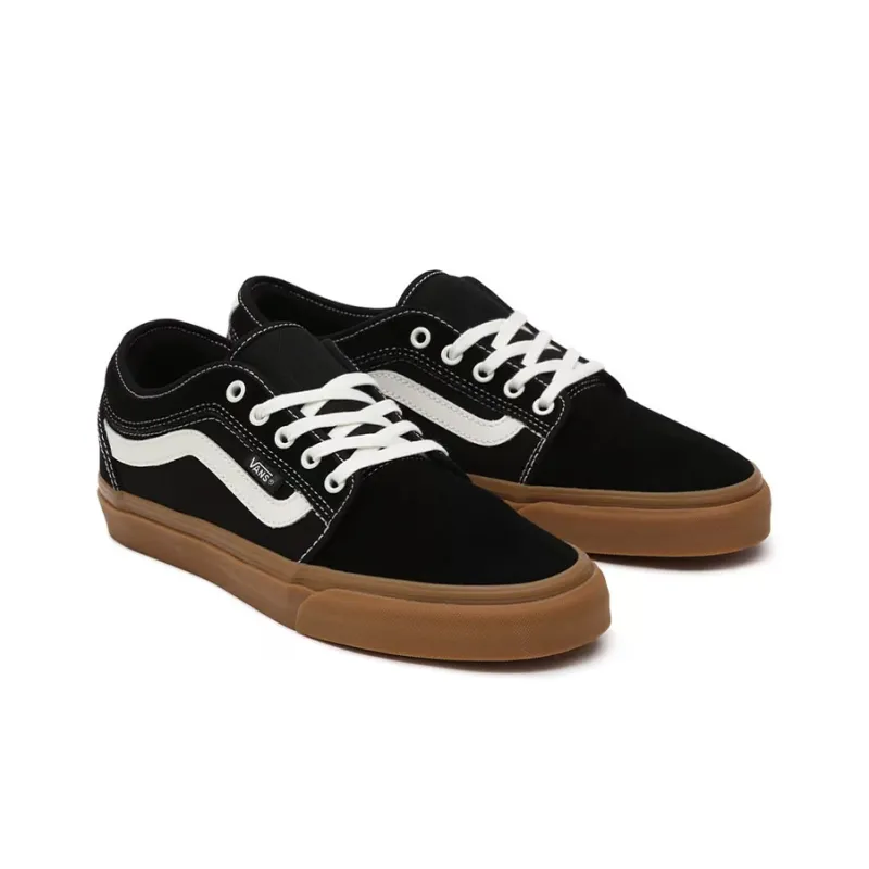 Vans Chukka Low Sidestripe Black Gum Women's-2
