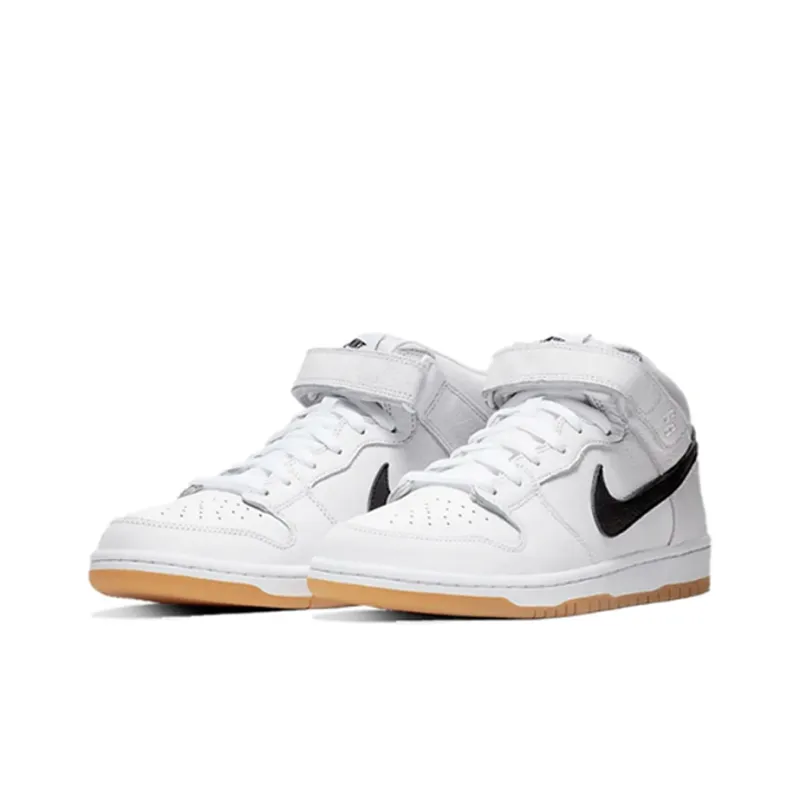 Nike Sb Dunk Mid Orange Label White-2