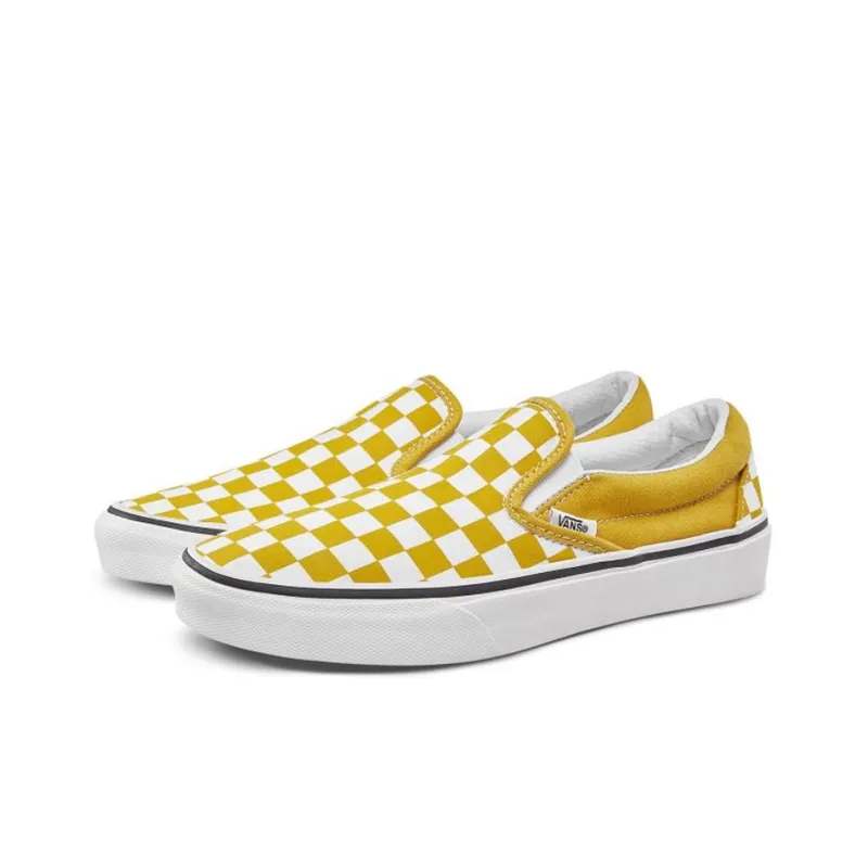 Vans Checkerboard Classic Slip On 'Yolk Yellow'-1