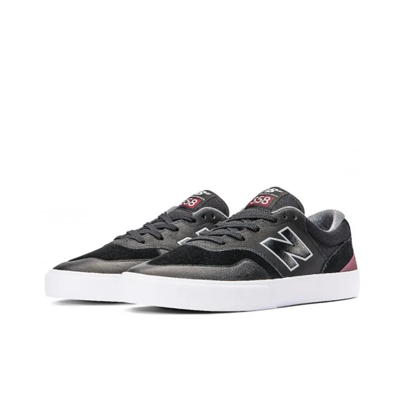 New Balance NB 358 Skateboard Shoes Men Low-Top Gray/Black/Mercury Red-2