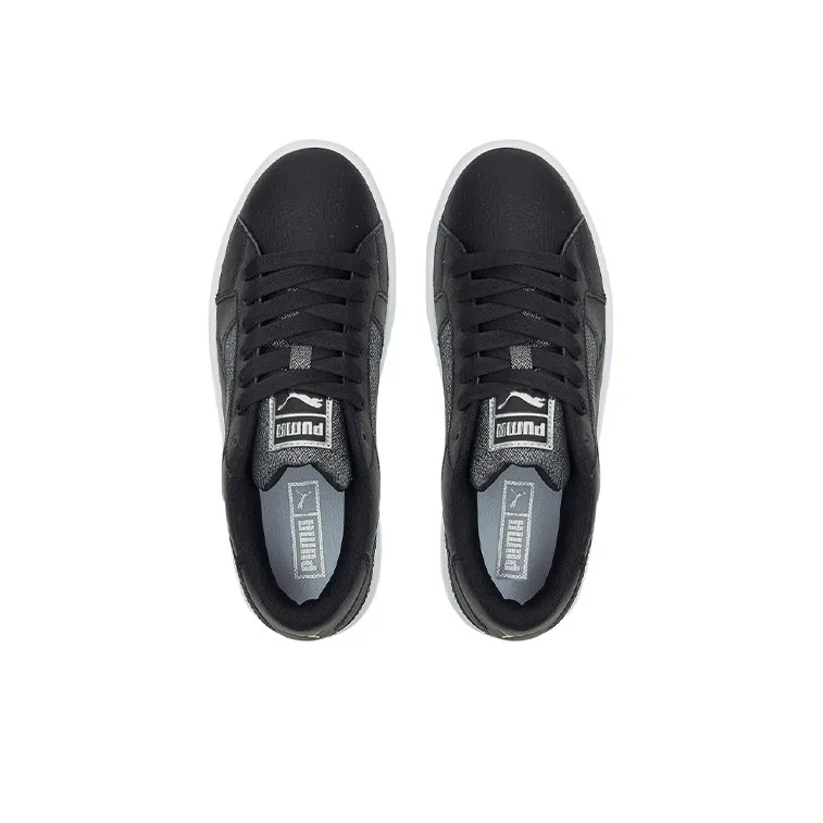 PUMA Cali Star Skateboard Shoes Women's Low-Top Black/Silver/White-2