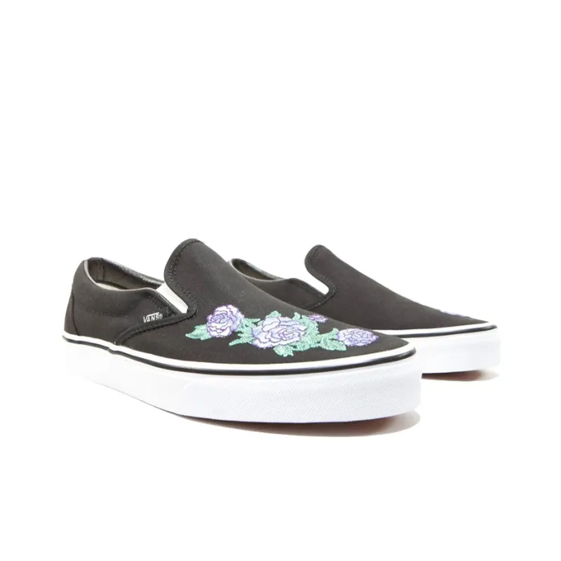 Vans Classic Slip On 'Rose Thorns' Women's-2