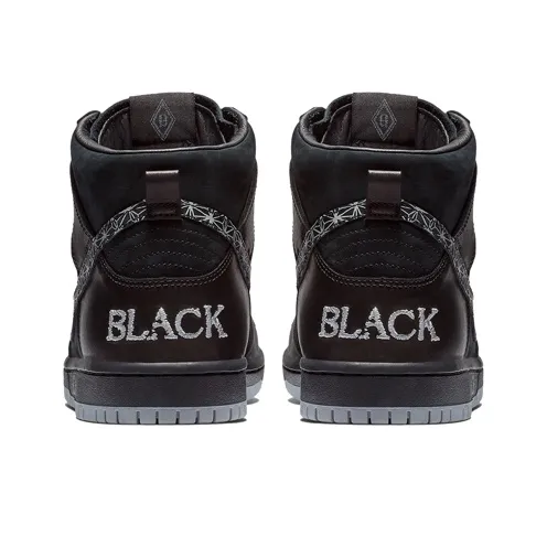 Black Bar X Nike SB Zoom Dunk High Pro Black-4