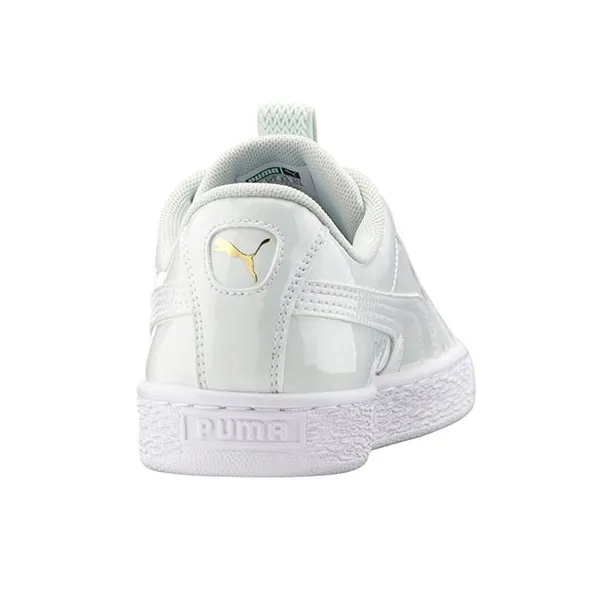 PUMA Basket Maze Green/White Women's-3