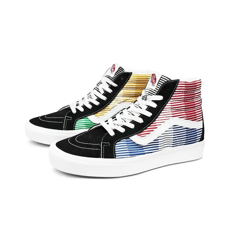 Vans Comfycush SK8 Hi Reissue 'Black Red Blue'-1