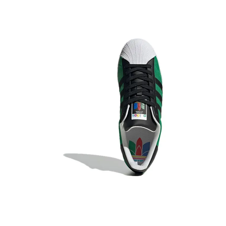Superstar Adidas Originals 'Green Core Black'-3