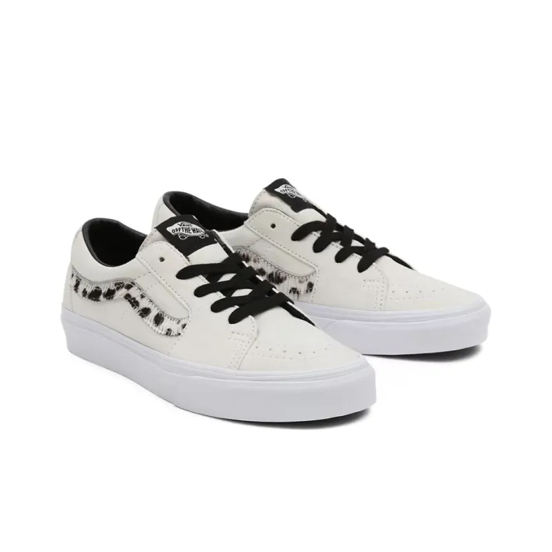 Vans Soft Suede SK8 Low 'White Black' Women's-2