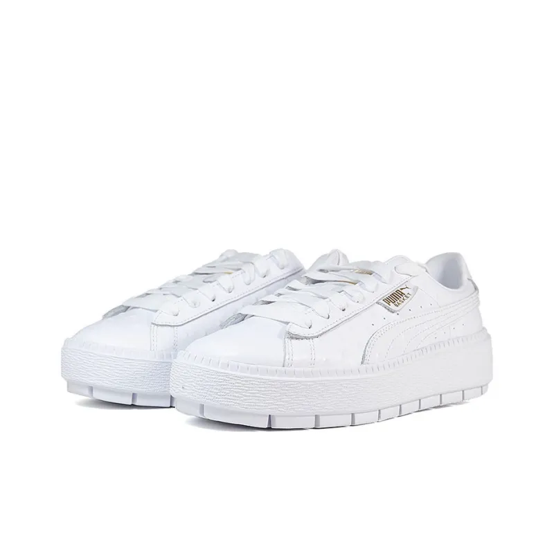 PUMA Platform Trace 'White Ostrich' Women's-2