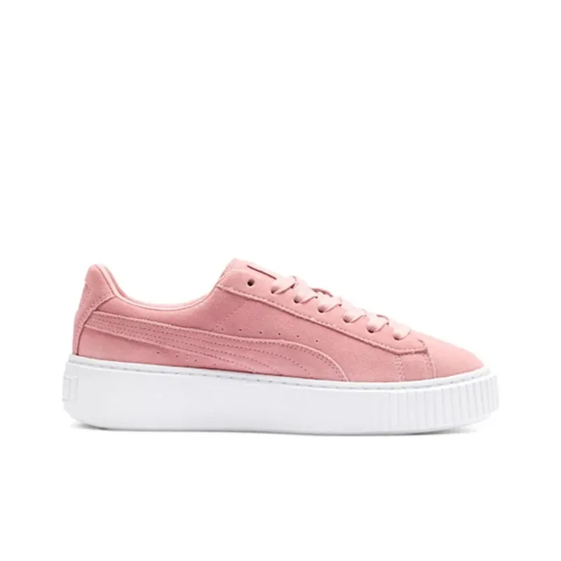 PUMA Suede Platform 'Pink White' Women's-1