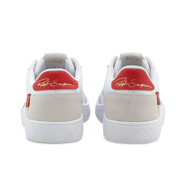 PUMA Ralph Sampson Mc Clean White/Grey Casual Sneakers-3