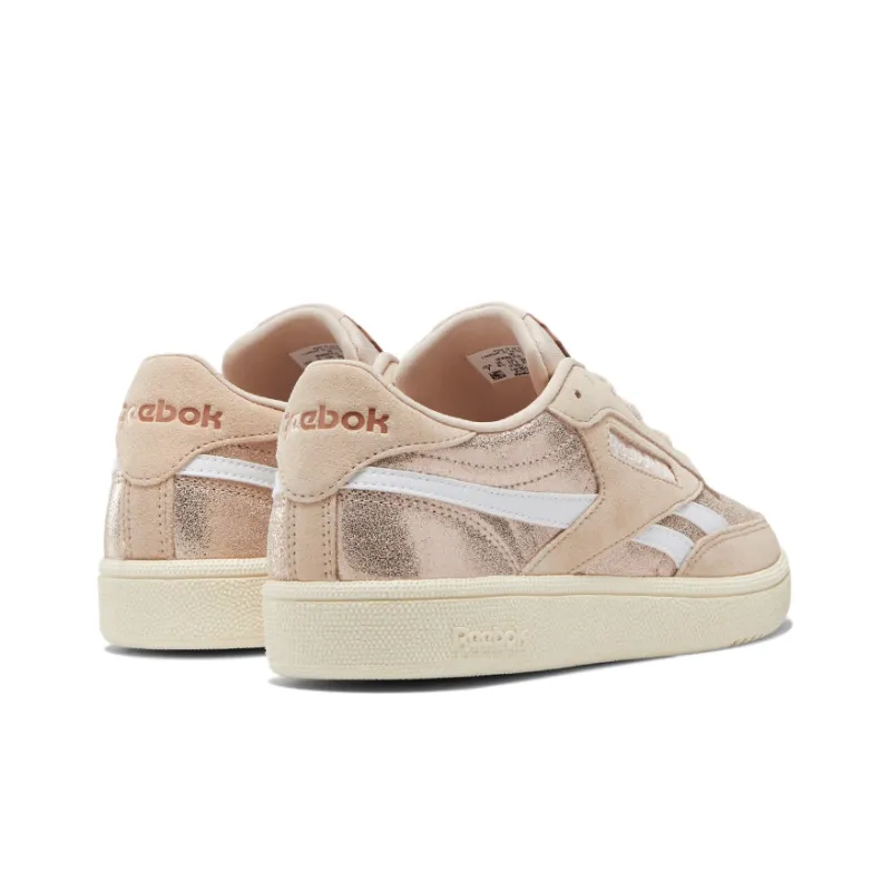 Reebok Club C Skateboard Shoes Women's Low-Top Rose Pink-3