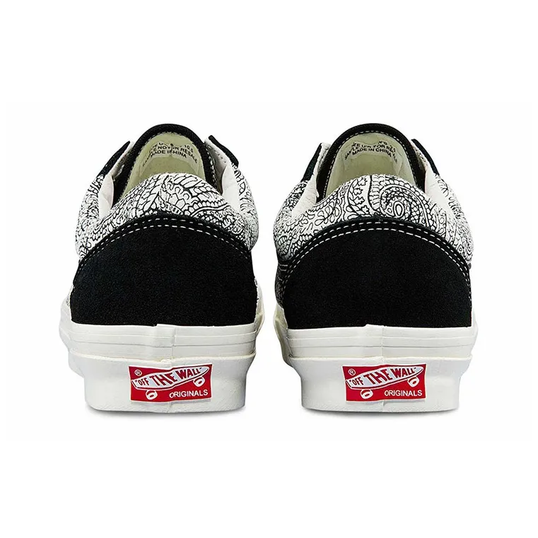 Vans Vault Old Skool Black White Paisley-4