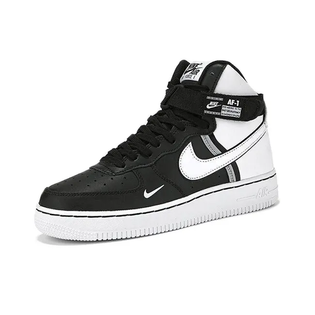 Nike Air Force 1 High Lv8 2 'Black White' GS-2