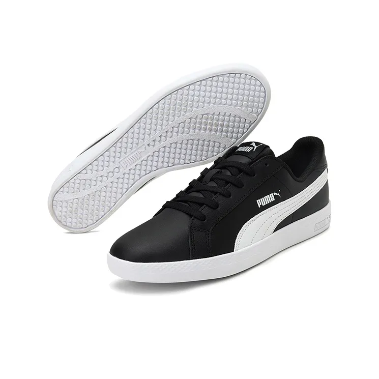 PUMA Smash Casual Shoes Black/White Women's-4
