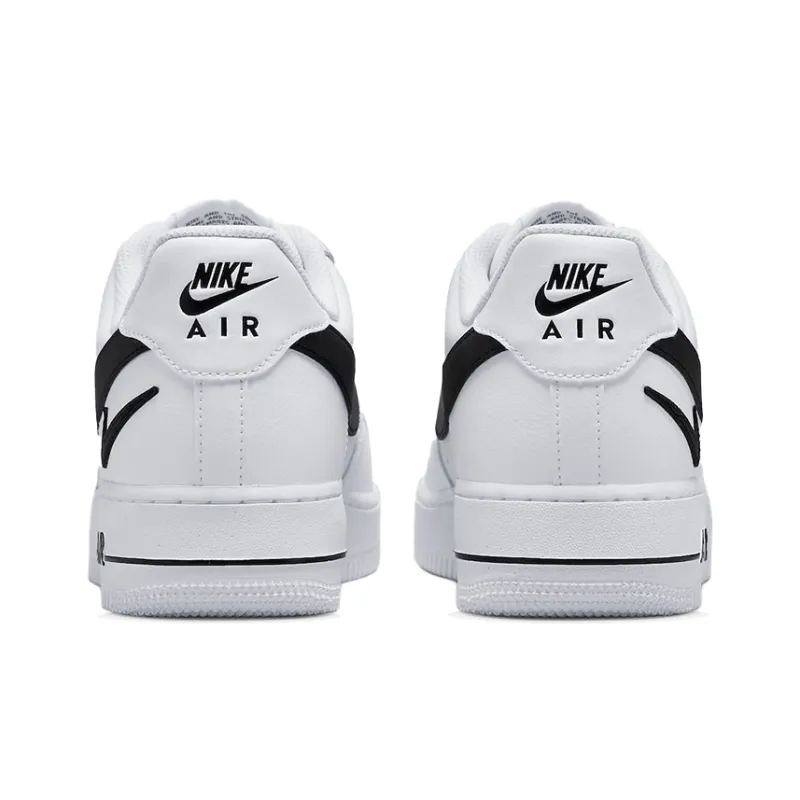 Nike Air Force 1 Low '07 Fm Cut Out Swoosh White Black-4
