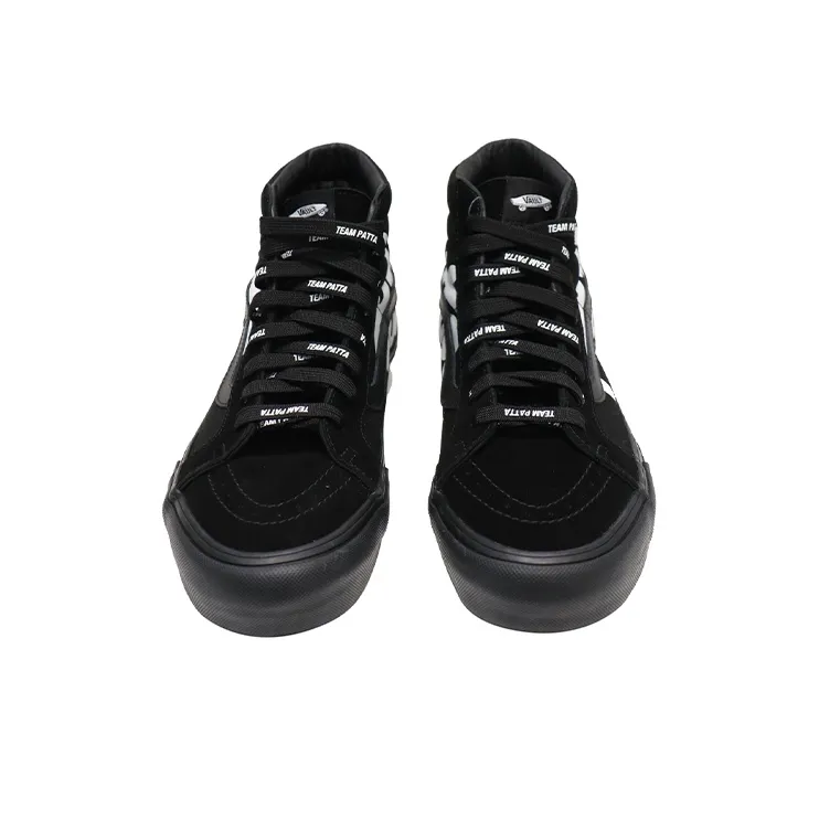 Sk8 Patta X Vault Vans Hi Reissue Vlt Lx 'Mean Eyed Cat Black'-3