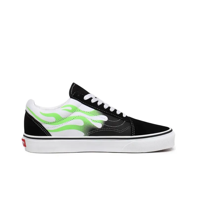 Vans Old Skool 'Flame Black White'-1