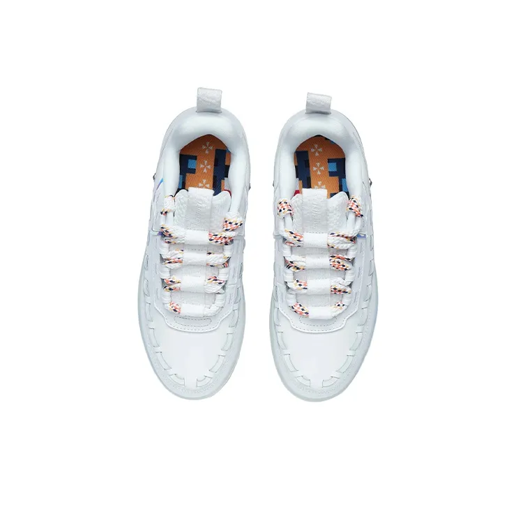 LiNing CF Trace Low Top Skateboard Shoes Women's White-2