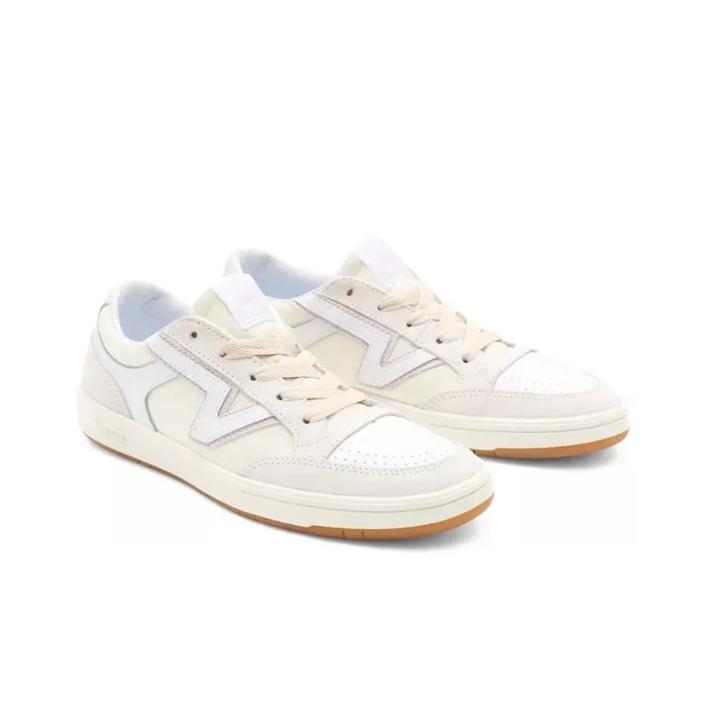 Vans Lowland CC Skateboard Shoes Unisex Low Top Blue Orchid White/Beige-2