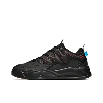 Anta Life Collection Low Top Skateboard Shoes Men's Black Red