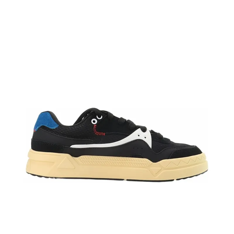 FILA FUSION Casual Skate Shoes 'Black Blue'-1