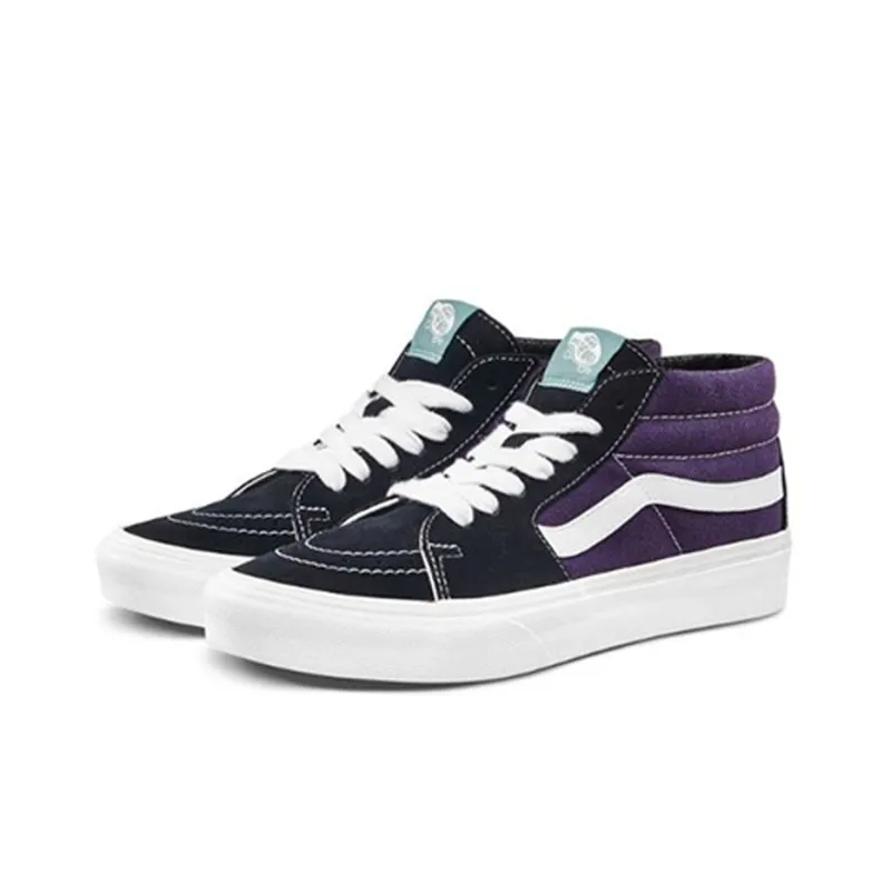 Vans SK8 Mid White Purple-1