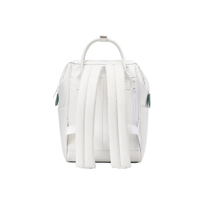 MR.ACE HOMME Polyester Backpack Unisex Dusty Blue White-14