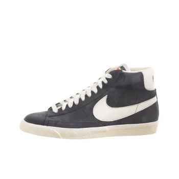 Nike Blazer Wear-resistant And Lightweight Mid-Top Skateboard Shoes Men's Black White