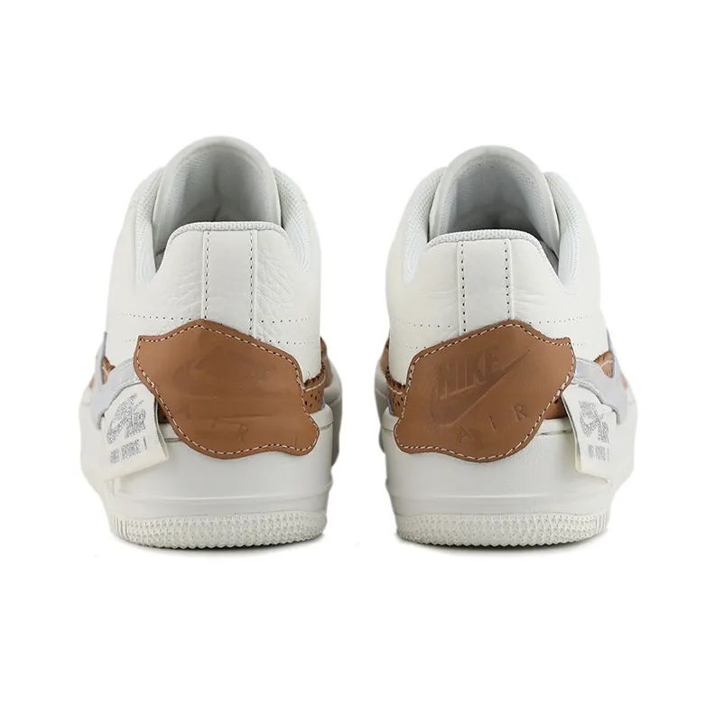 Nike Air Force 1 Jester 'the Bund' Coverage Wear Resistant Low Top Skateboard Shoes Unisex White Yellow-4