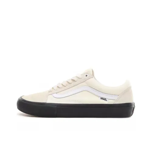 Old Skool Vans Pro 'White Black'