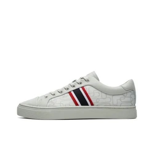 FILA 1911 Stripe Low Top Shoes For Silver Women's