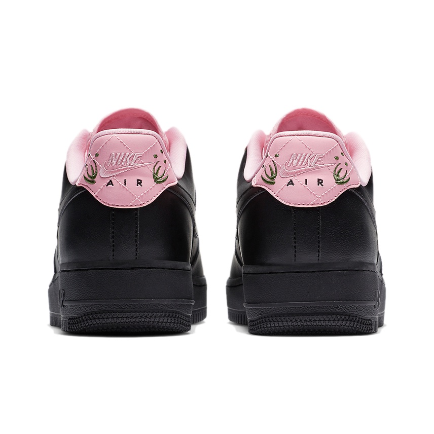 black pink air force ones