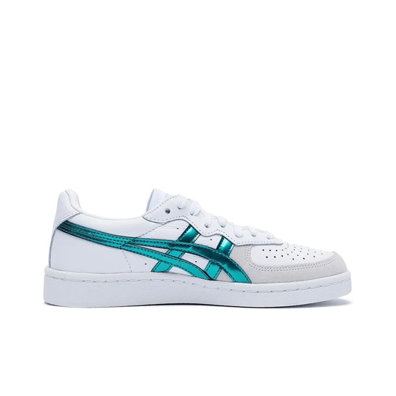 Onitsuka Tiger GSM Abrasion Resistant Low Top Skateboard Shoes Unisex White Black Green-1