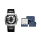 9095-Silver Case White Dial