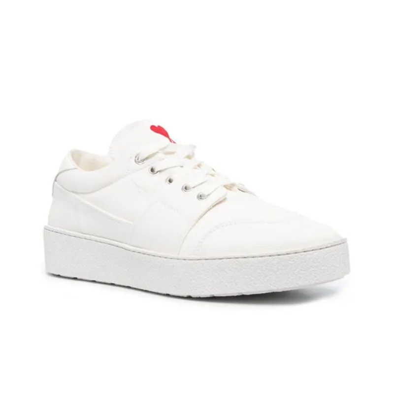 AMIPARIS Low Top Skateboard Shoes Men's White-2