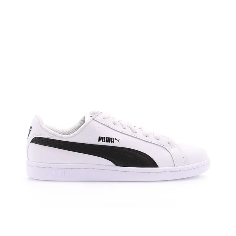 PUMA Smash L Coverage Support Low Top Skateboard Shoes Unisex White Black-1