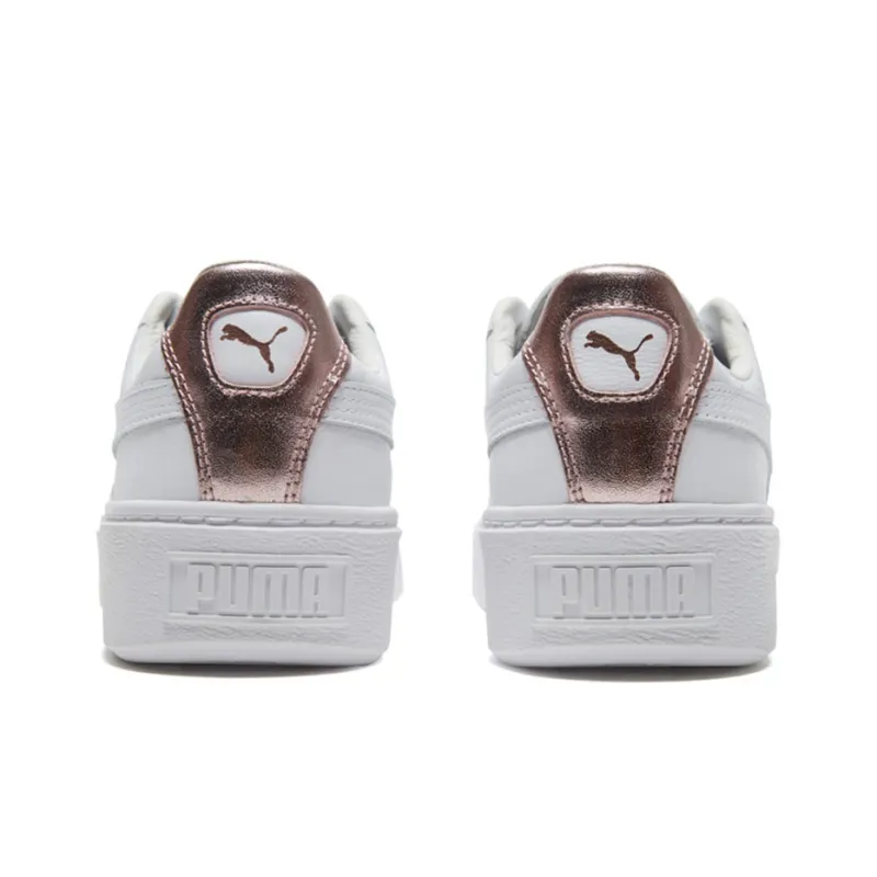 PUMA Basket Platform Rgh Rose Gold Women's-2