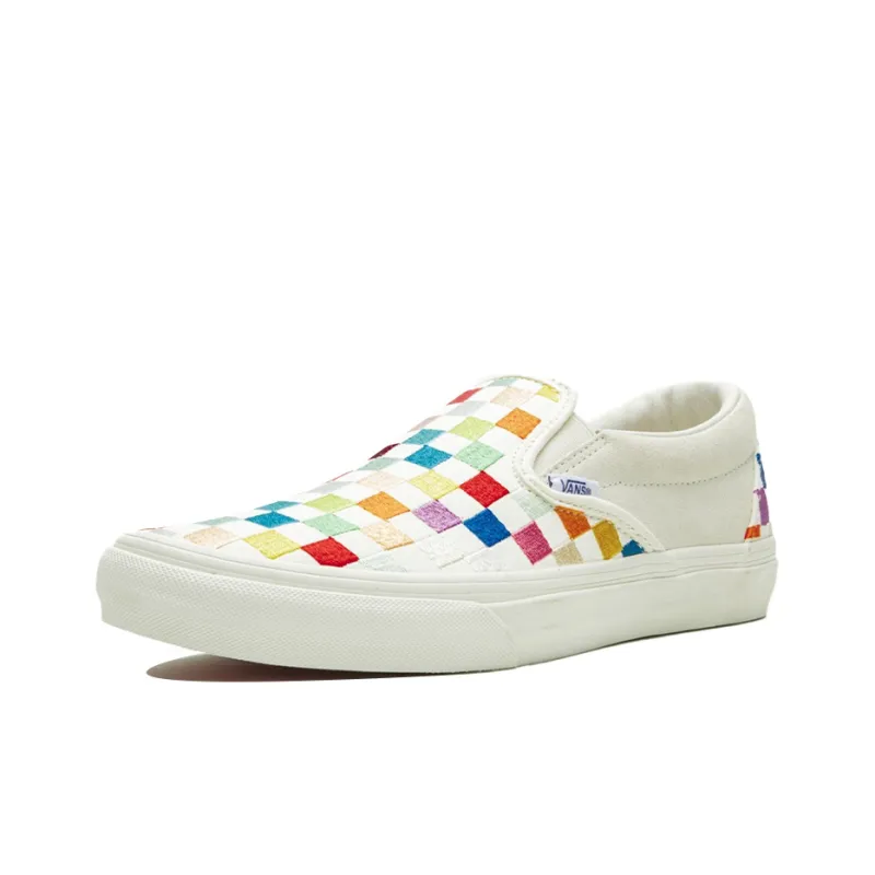 Vans Classic Slip On Vlt Lx Damien Hirst Polka Dot Checkerboard-1