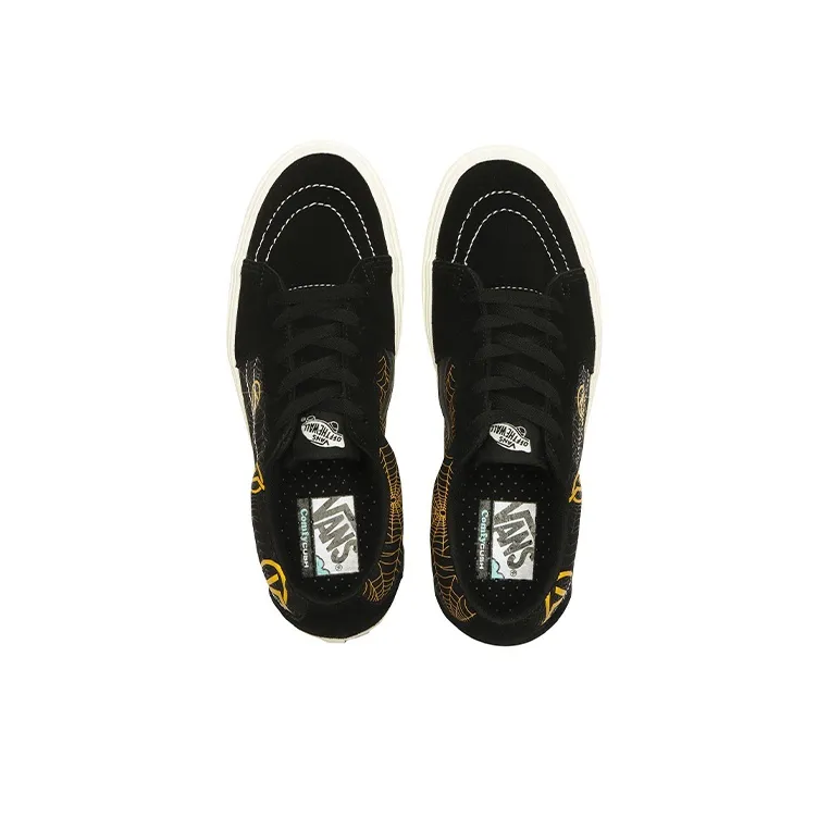 Vans SK8 Skateboard Shoes Unisex Low Top Black/Yellow-3